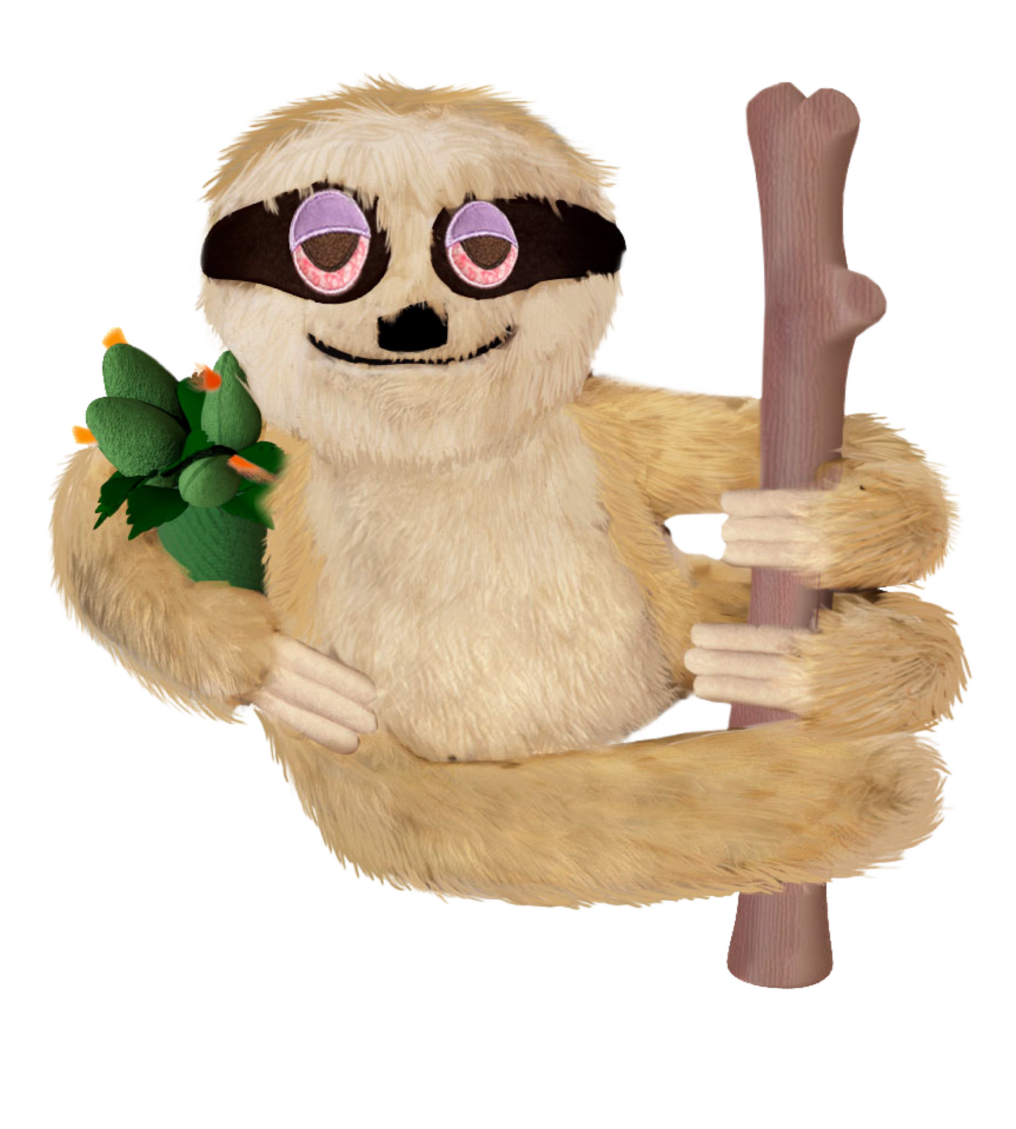 Laidback Larry the Sloth Dog Toy - KUSH PETZ